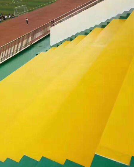 绥化球场台阶翻新修补改造